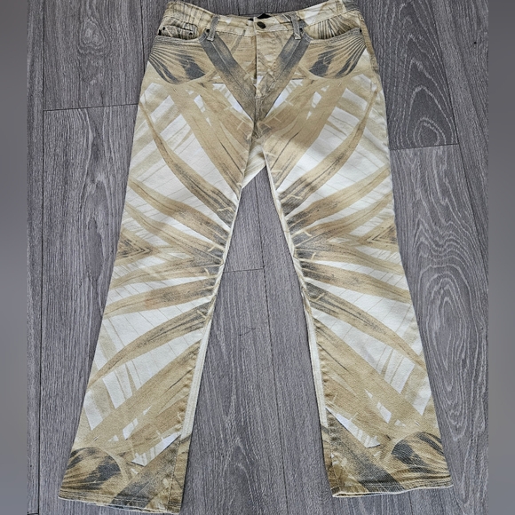 Just Cavalli Palm Tree jeans Y2K/Vintage - Picture 2 of 8